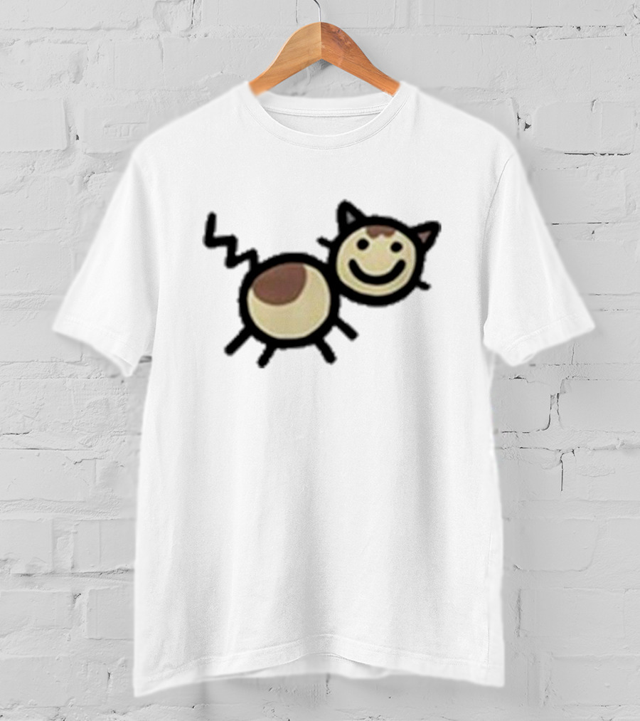Mummy Joe Cheese Puff Cat Drawing T-Shirt