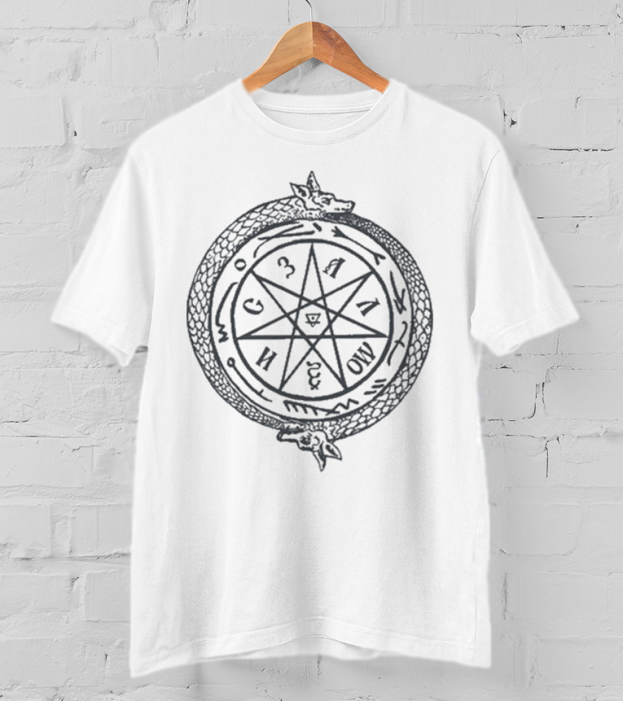 Nosferatu Orlok’s Sigil Ouroboros Pentagram Comfort Colors T-Shirt