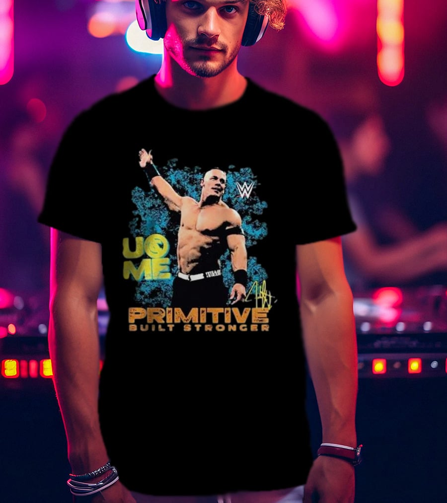 WWE Cena U Me Primitive Built Stronger T-Shirt