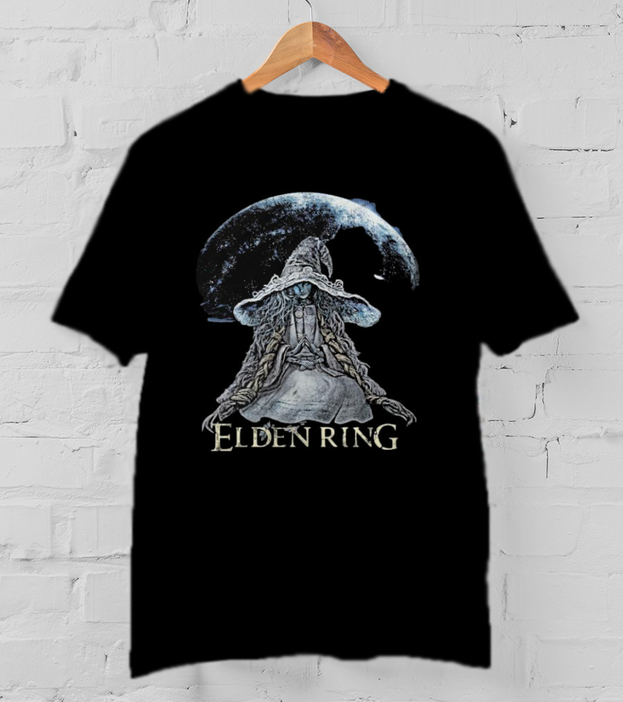 Ranni The Witch Elden Ring Fantasy Art Game Character Moon Magic T-Shirt