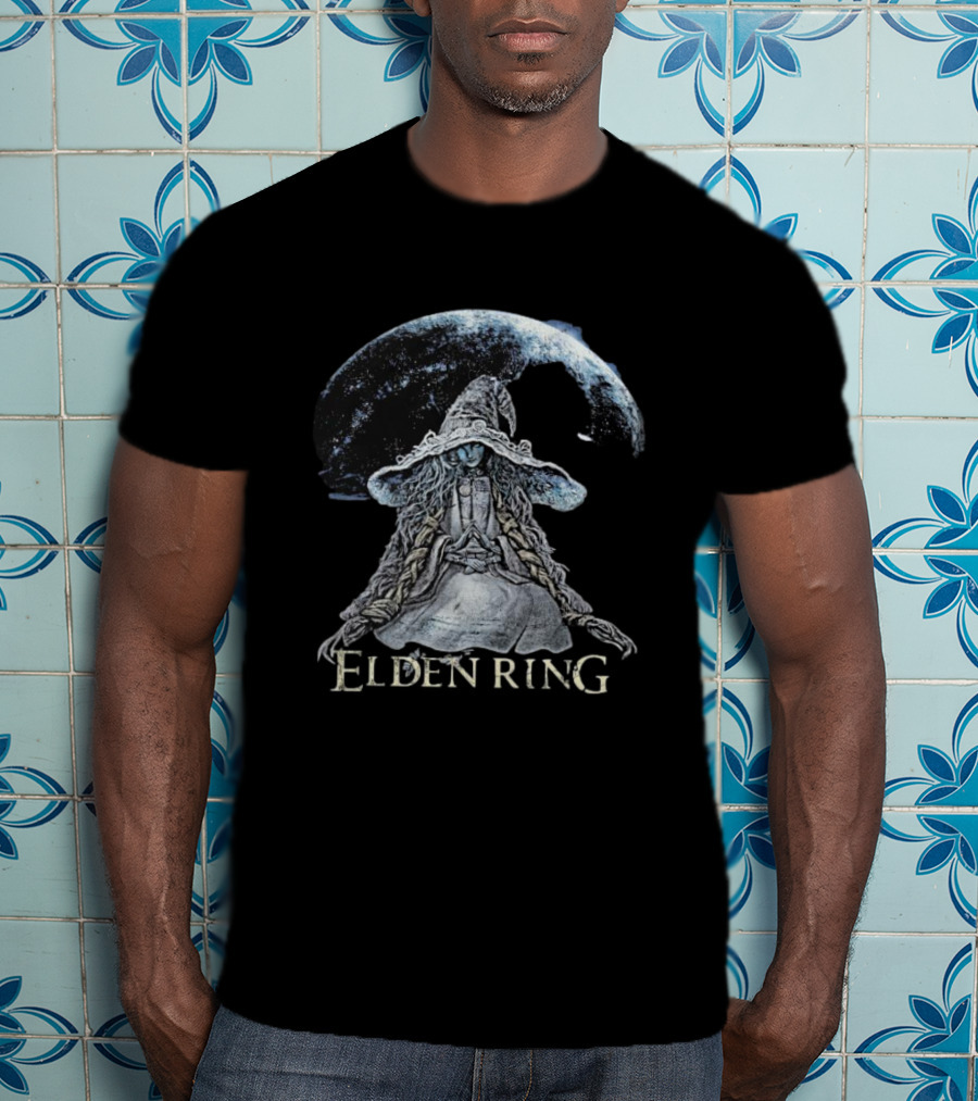 Ranni The Witch Elden Ring Fantasy Art Game Character Moon Magic T-Shirt