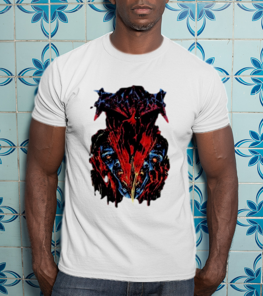 Revocation Nihilistic Violence Album Art Two Colossal Colorful Faces T-Shirt