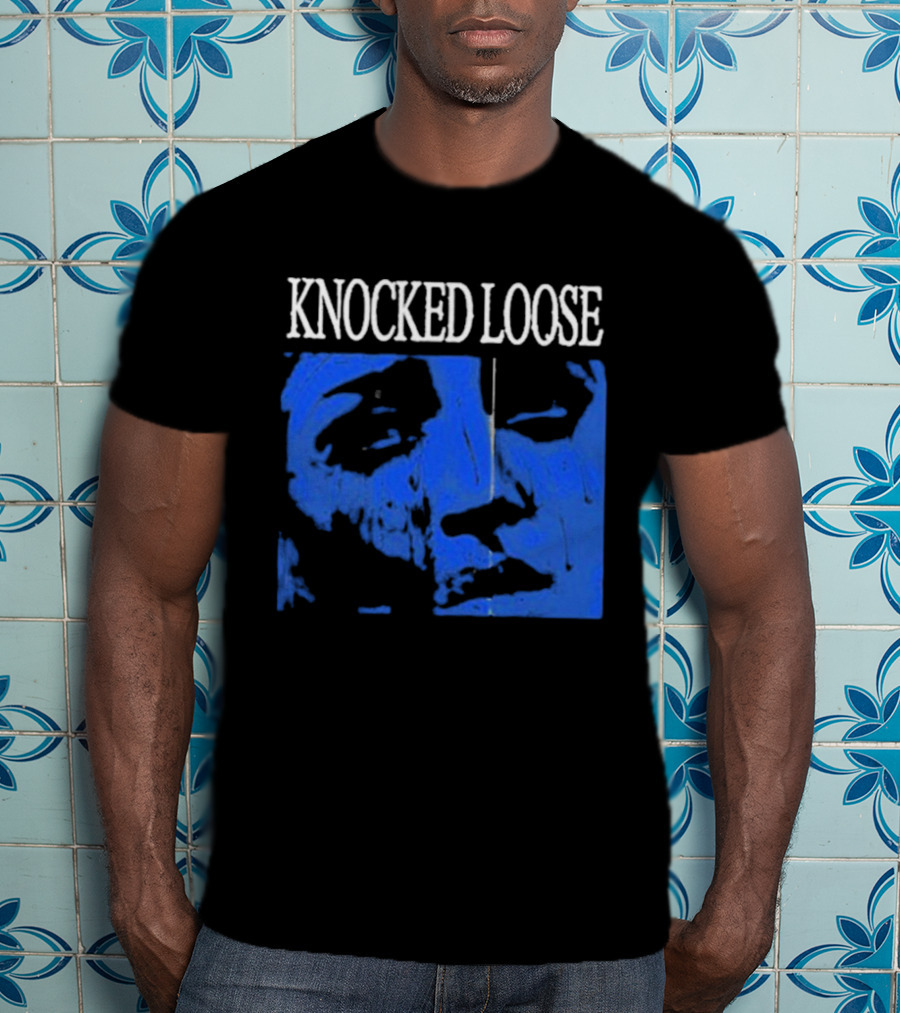 KNOCKED LOOSE Blue Face T-Shirt