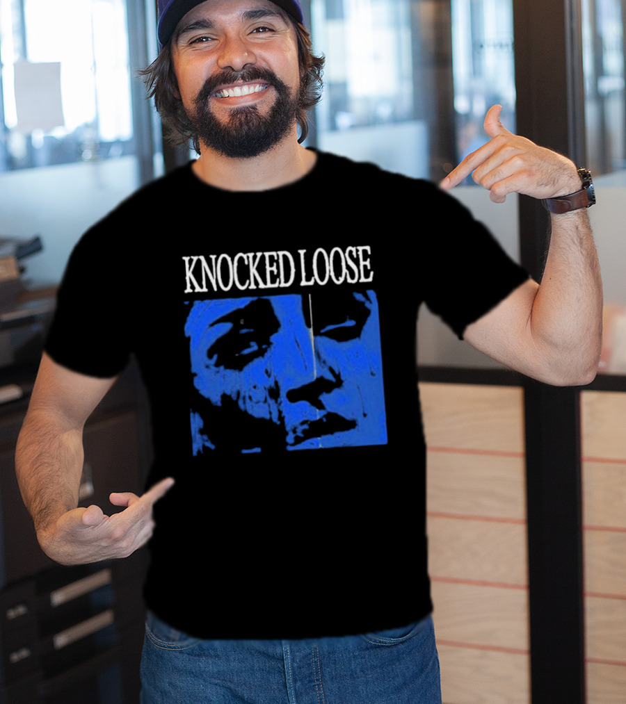 KNOCKED LOOSE Blue Face T-Shirt