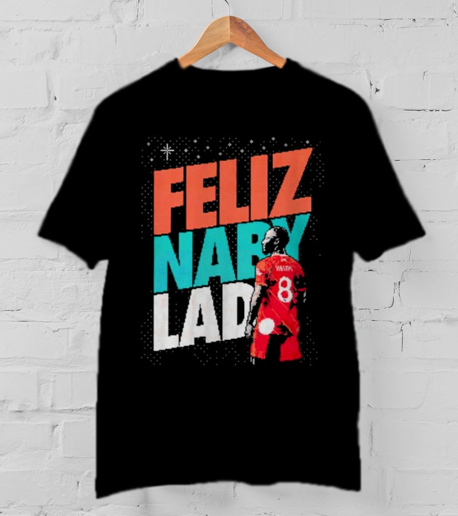 Feliz Naby Lad Liverpool FC Naby Keita Christmas Soccer T-Shirt