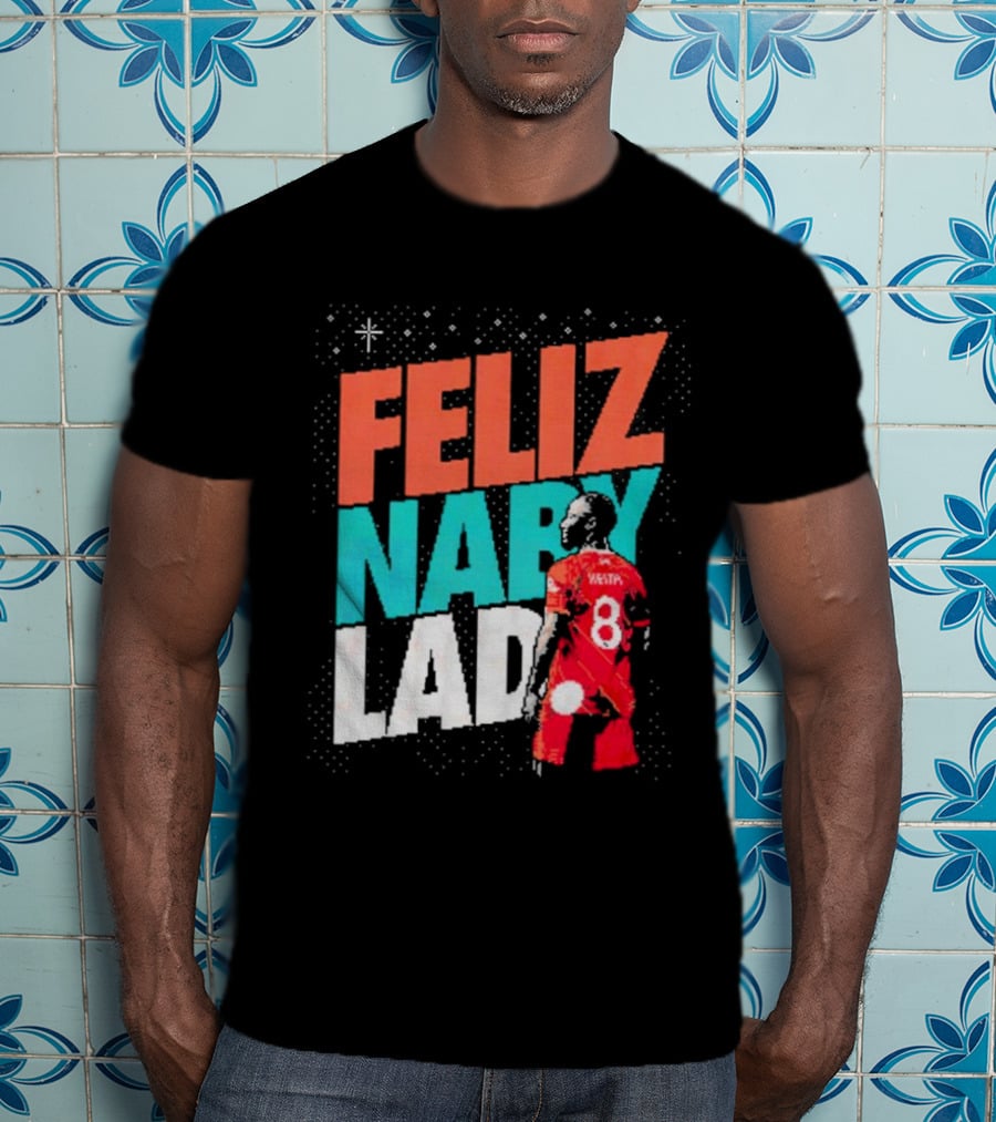 Feliz Naby Lad Liverpool FC Naby Keita Christmas Soccer T-Shirt