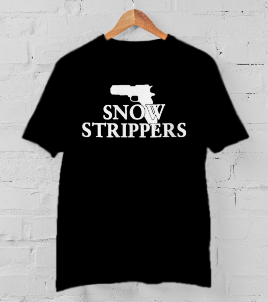 Snow Strippers Gun Icon T-Shirt