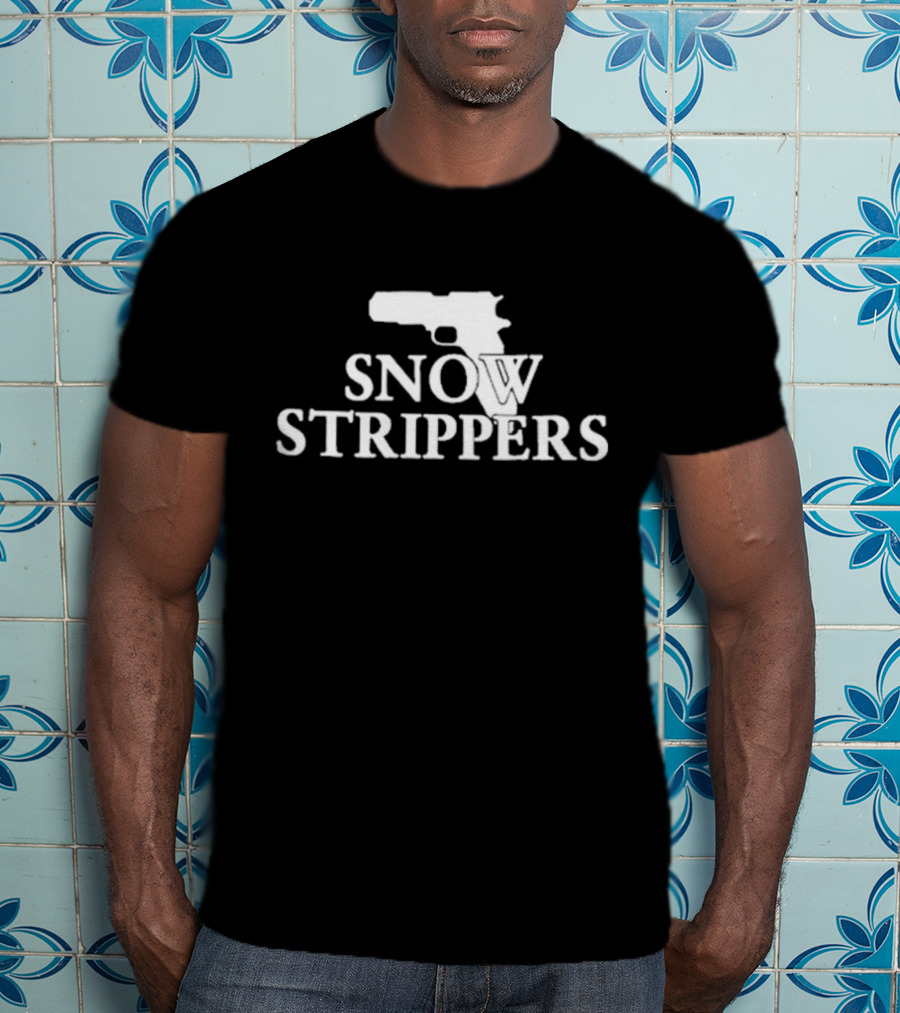 Snow Strippers Gun Icon T-Shirt