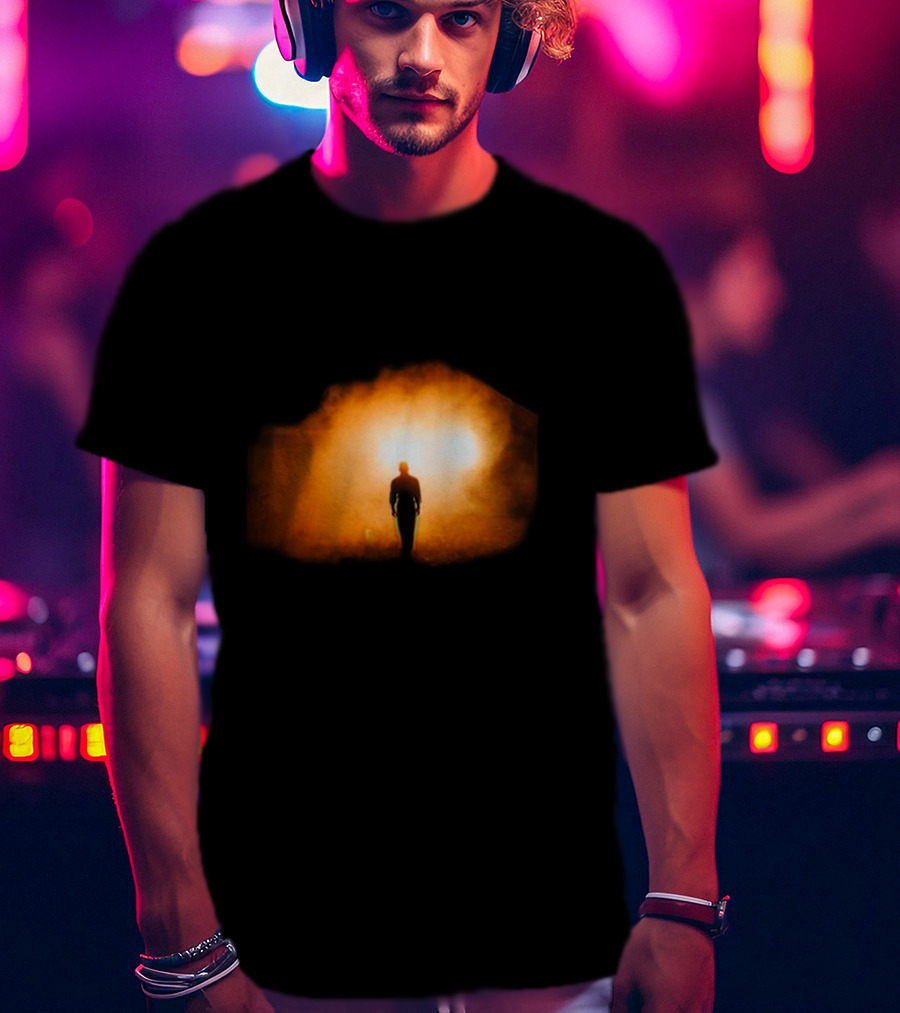 Nico Santos Would I Lie To You Silhouette In Fiery Sunset Glow T-Shirt
