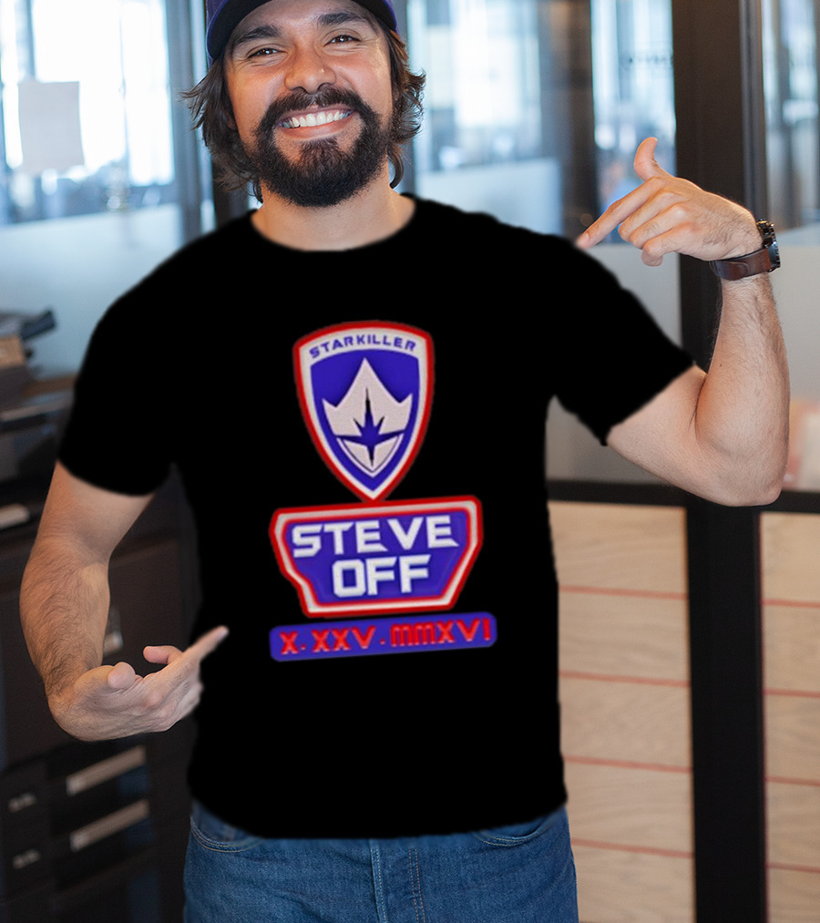 Starkiller Steve Off Shield X.XXV.MMXVI T-Shirt