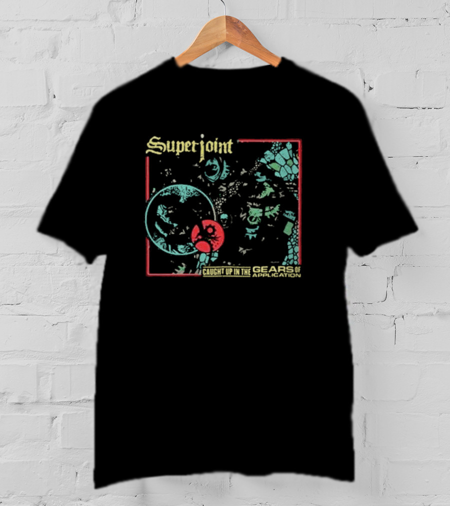 Superjoint Ritual Caught Up In The Gears Of Application Psychedelic Cover T-Shirt