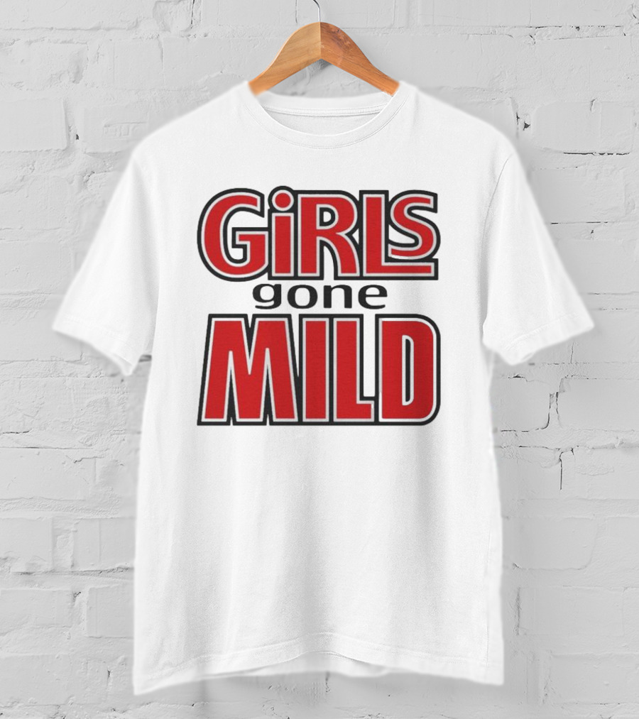 Girls Gone Mild Retro Typography T-Shirt