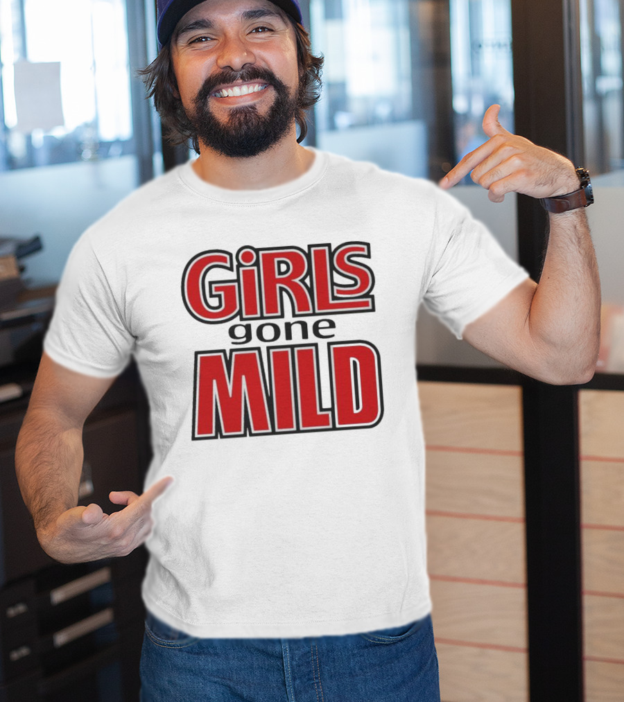 Girls Gone Mild Retro Typography T-Shirt