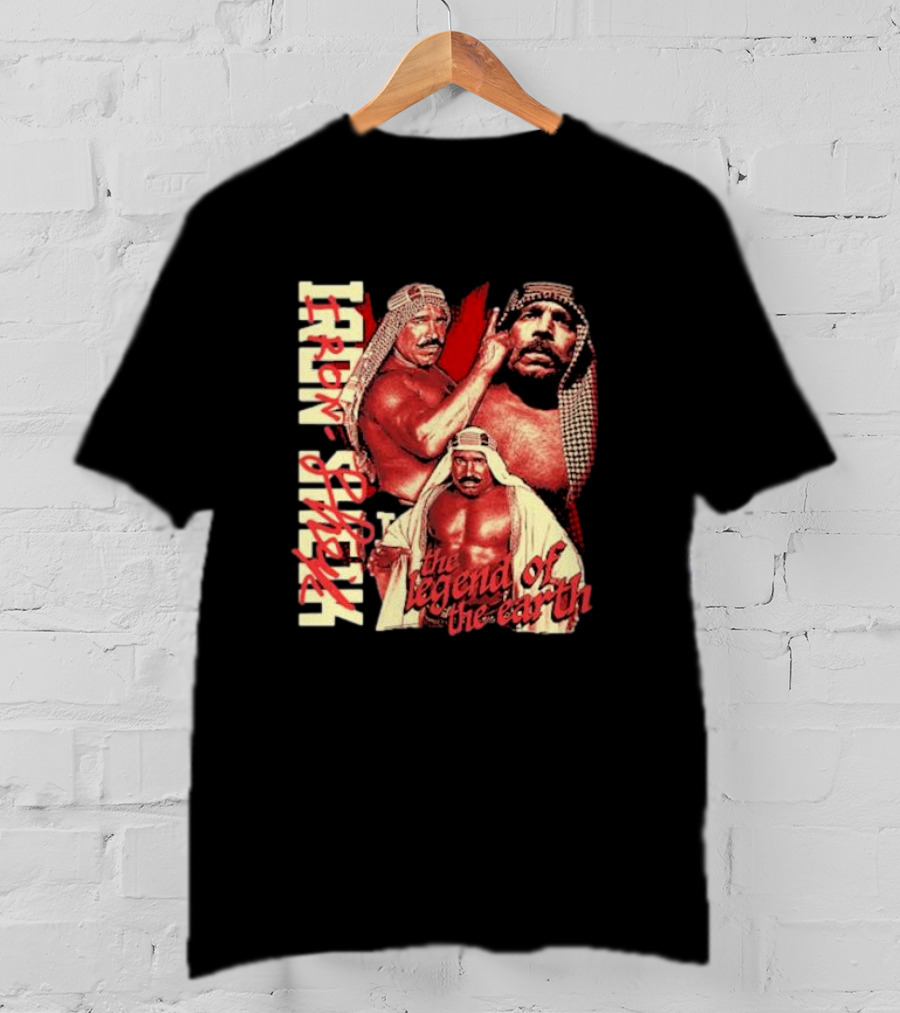 Iron Sheik The Legend Of The Earth Wrestling T-Shirt