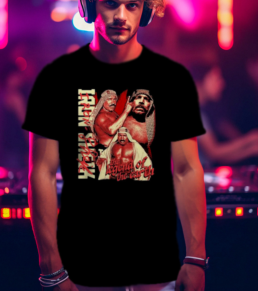 Iron Sheik The Legend Of The Earth Wrestling T-Shirt