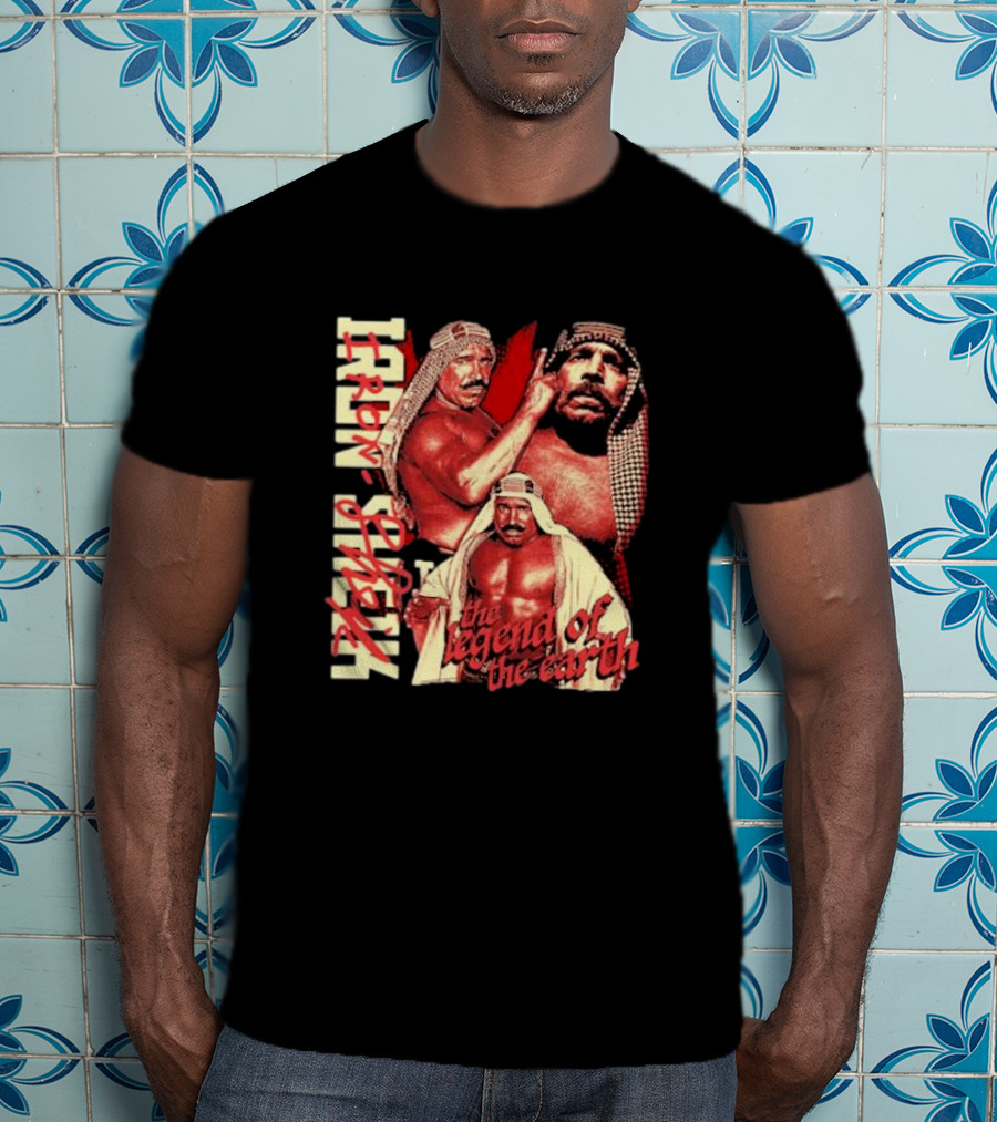 Iron Sheik The Legend Of The Earth Wrestling T-Shirt