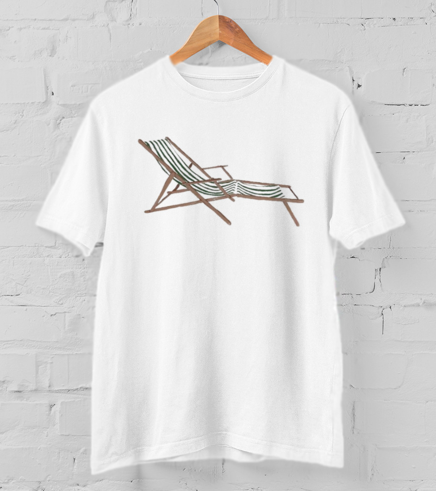 LA Siesta Striped Deck Chair Relaxation T-Shirt
