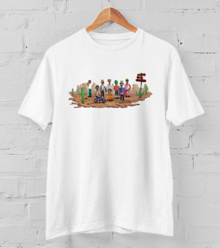 Livestream Tyler, The Creator Claymation Desert Scene T-Shirt