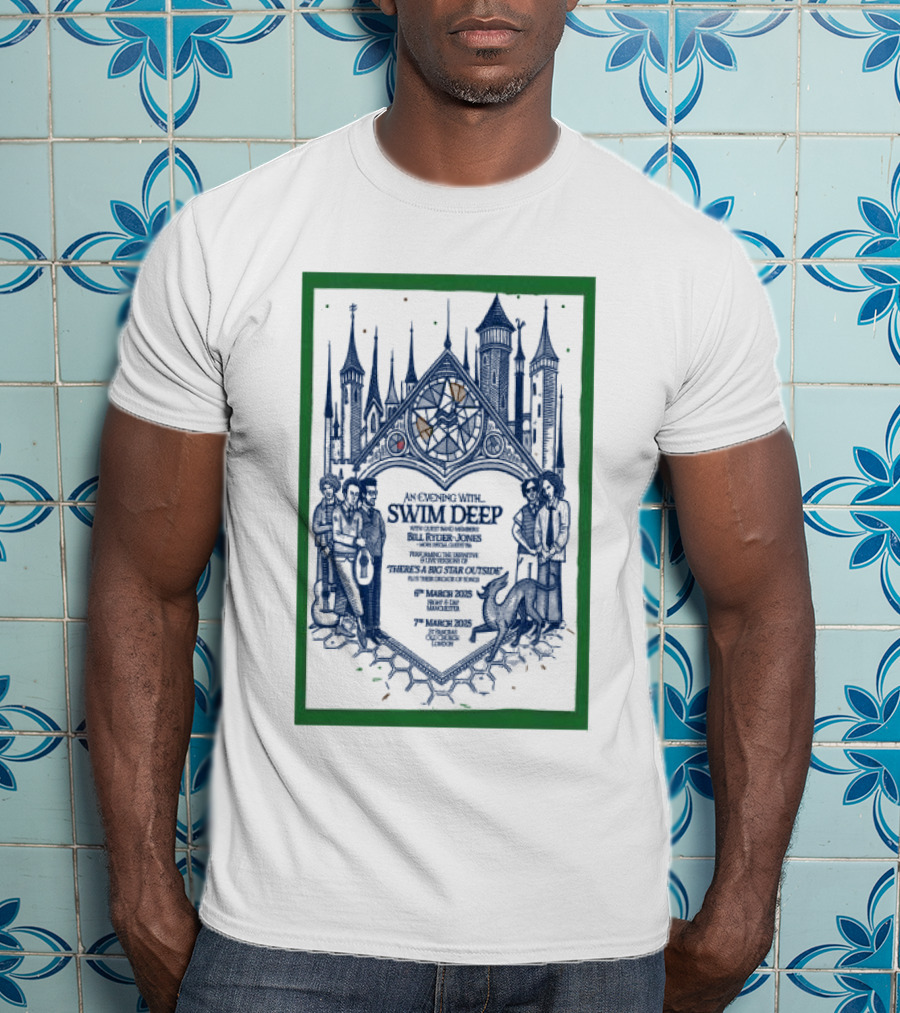 An Evening With Swim Deep Bill Ryder-Jones St Pancras Old Church London 7 March 2025 T-Shirt
