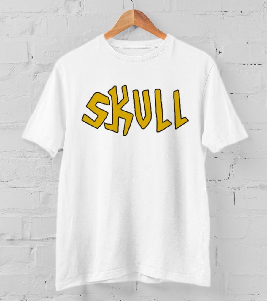 Saturday Night Live Butthead Skull Text T-Shirt