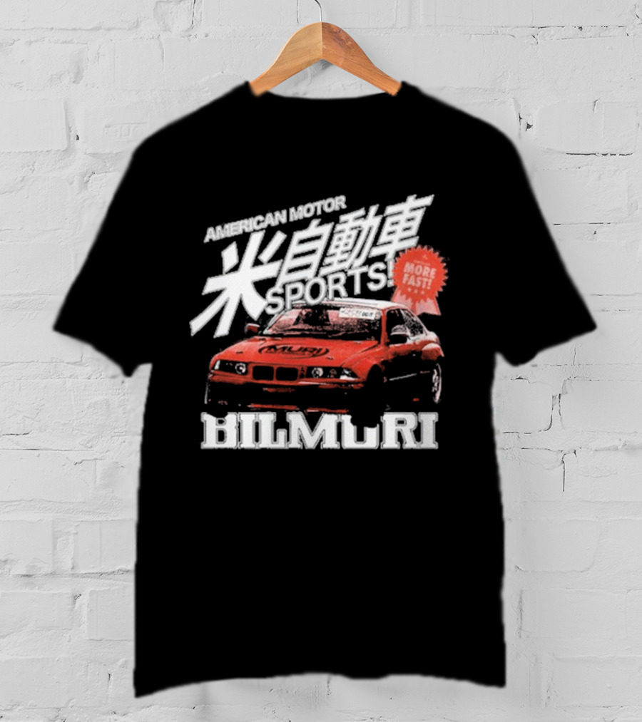 American Motor Bilmuri More Fast Sports Car Racing T-Shirt