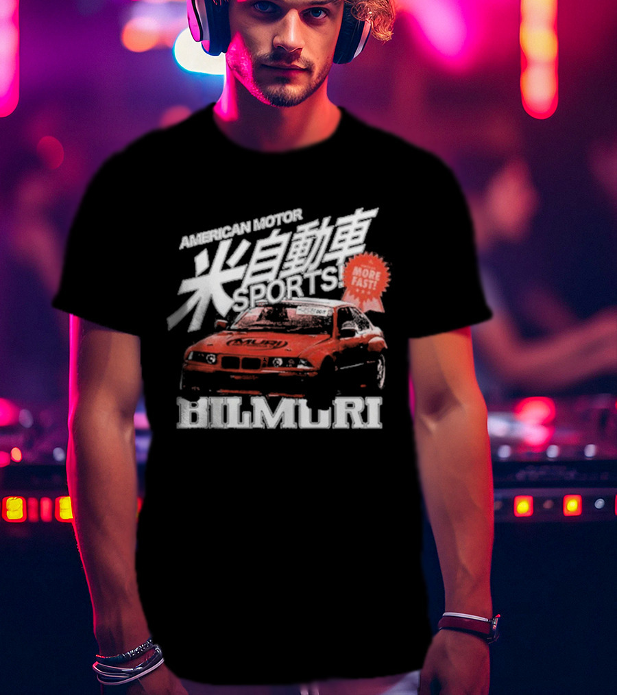 American Motor Bilmuri More Fast Sports Car Racing T-Shirt