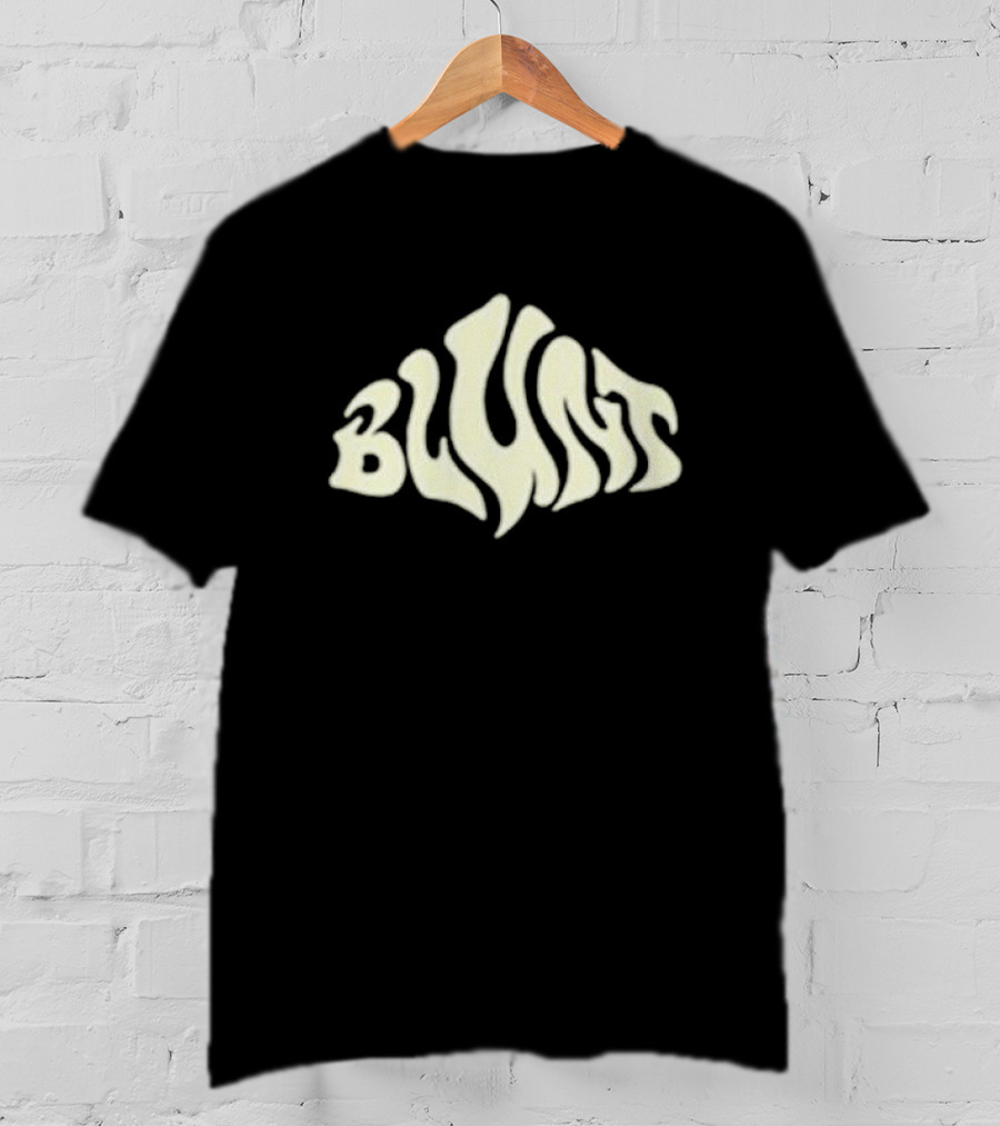 Blunt Psychedelic Typography Unknown Valley T-Shirt