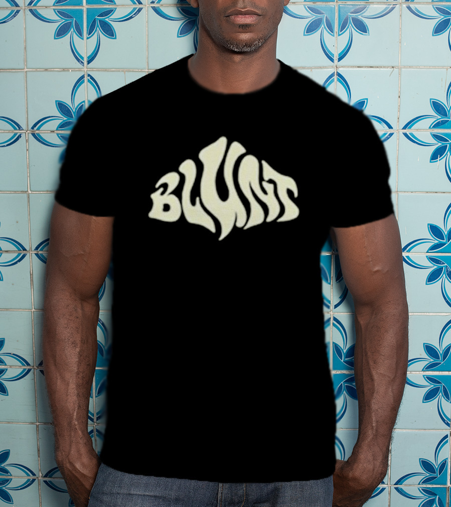 Blunt Psychedelic Typography Unknown Valley T-Shirt