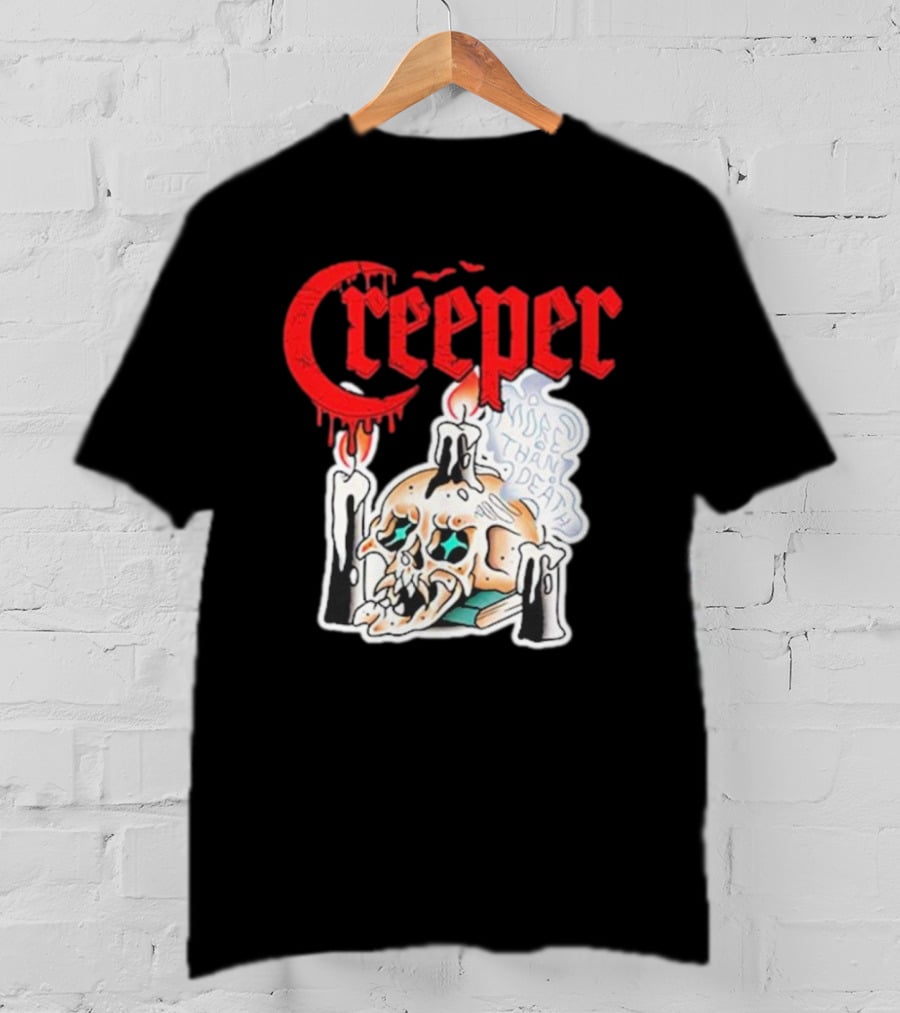 Creeper Skull Candle More Than Death Friday 13th T-Shirt