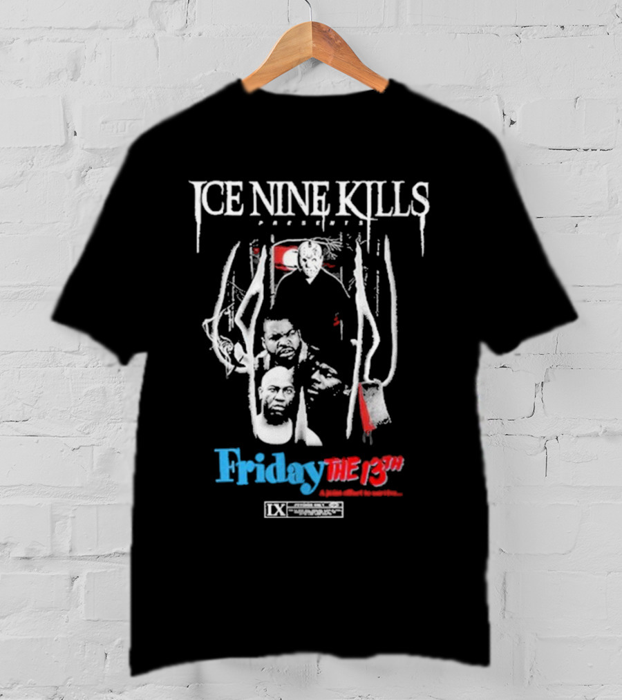 Ice Nine Kills Presents Friday The 13th Jason Lives Horror Icon T-Shirt