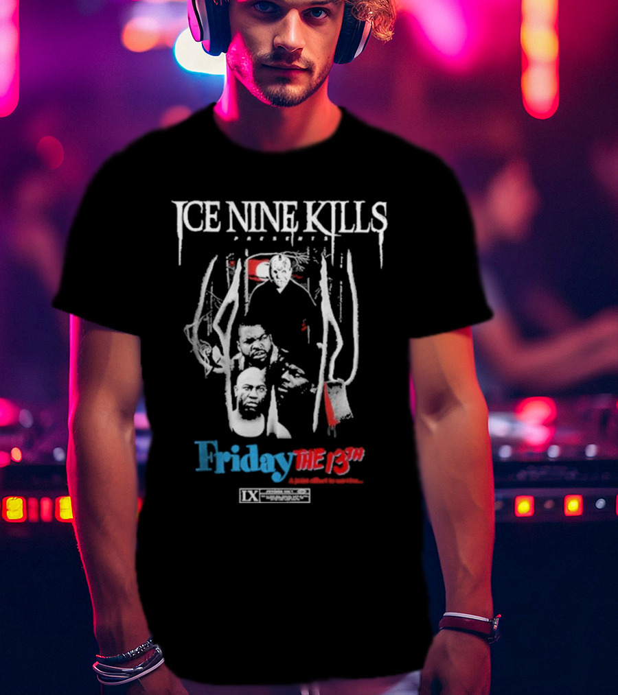 Ice Nine Kills Presents Friday The 13th Jason Lives Horror Icon T-Shirt