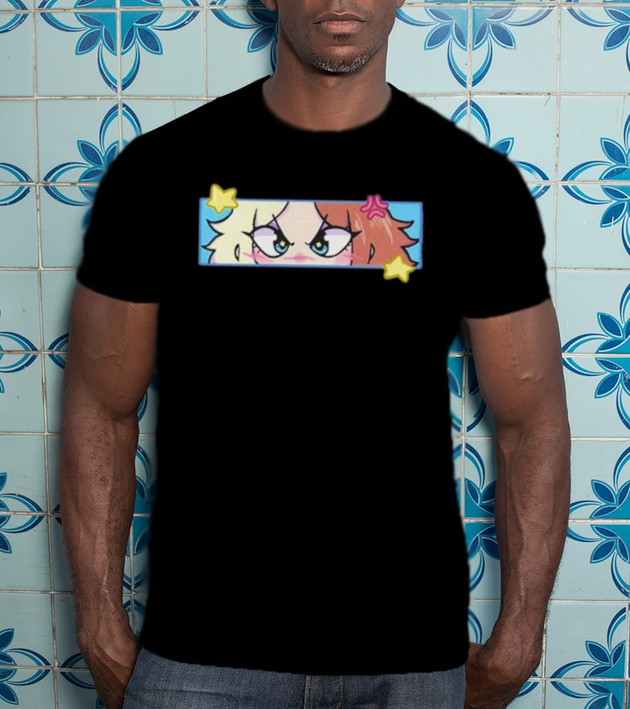 Issbrokie Mean Gin Anime Face Expression T-Shirt
