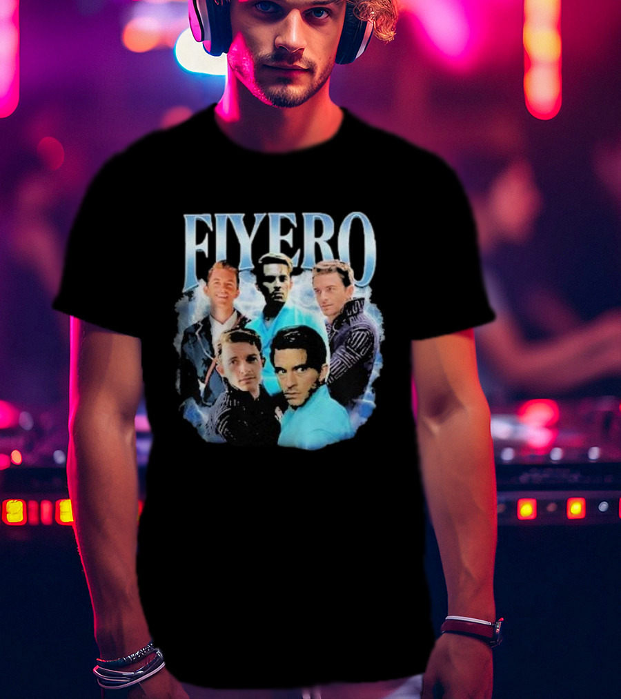 Jonathan Bailey Fiyero Wicked Fans Collage T-Shirt