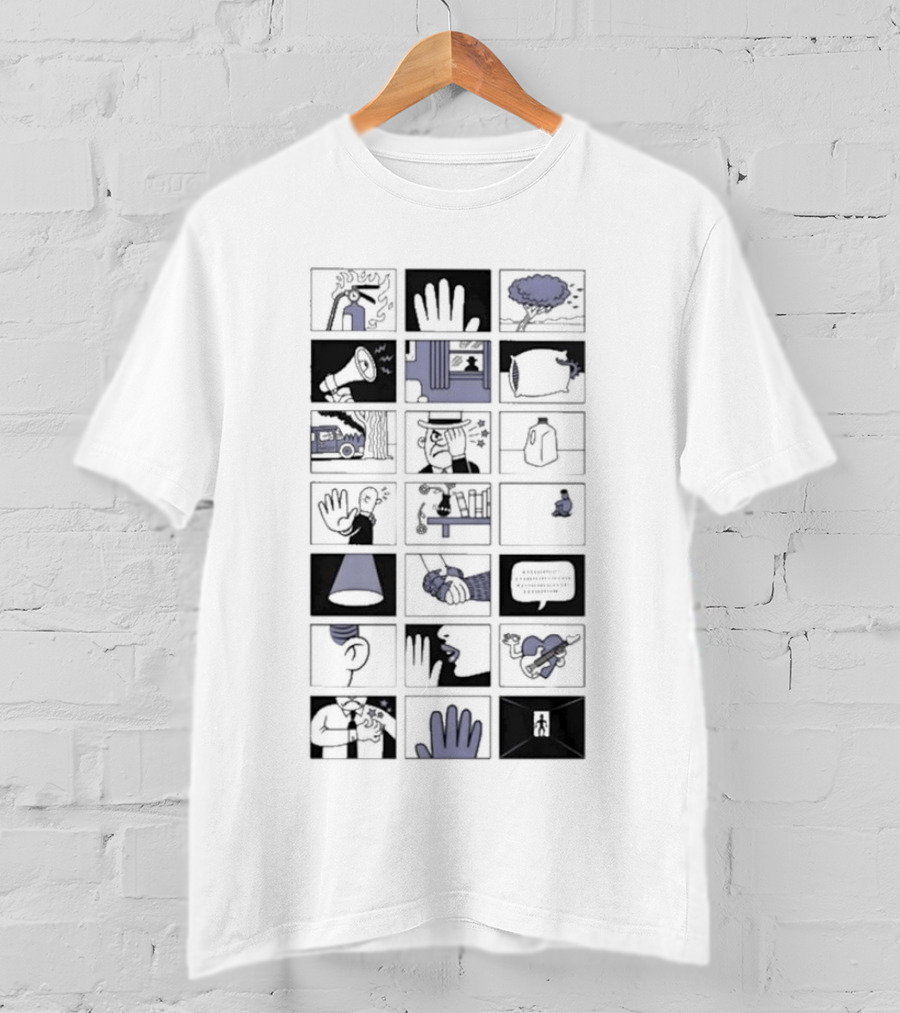 Fingertips: Visual Storyboard Of Hand Motifs And Everyday Life T-Shirt
