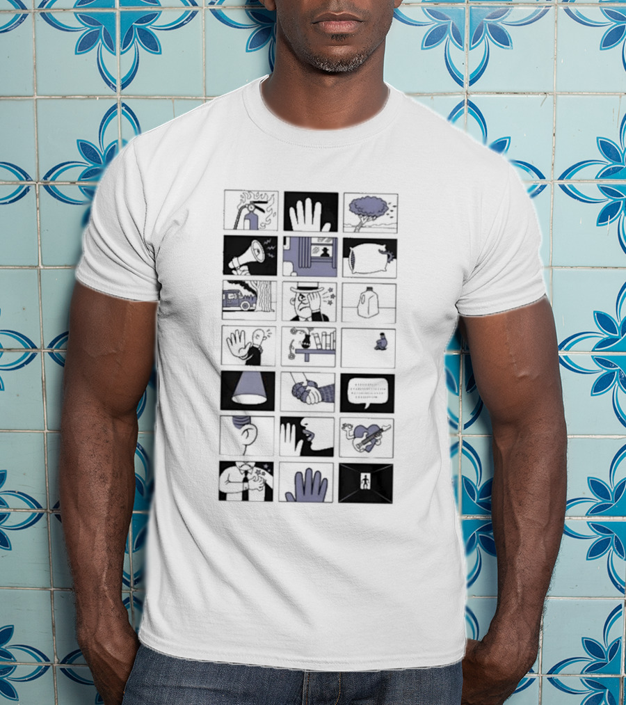 Fingertips: Visual Storyboard Of Hand Motifs And Everyday Life T-Shirt