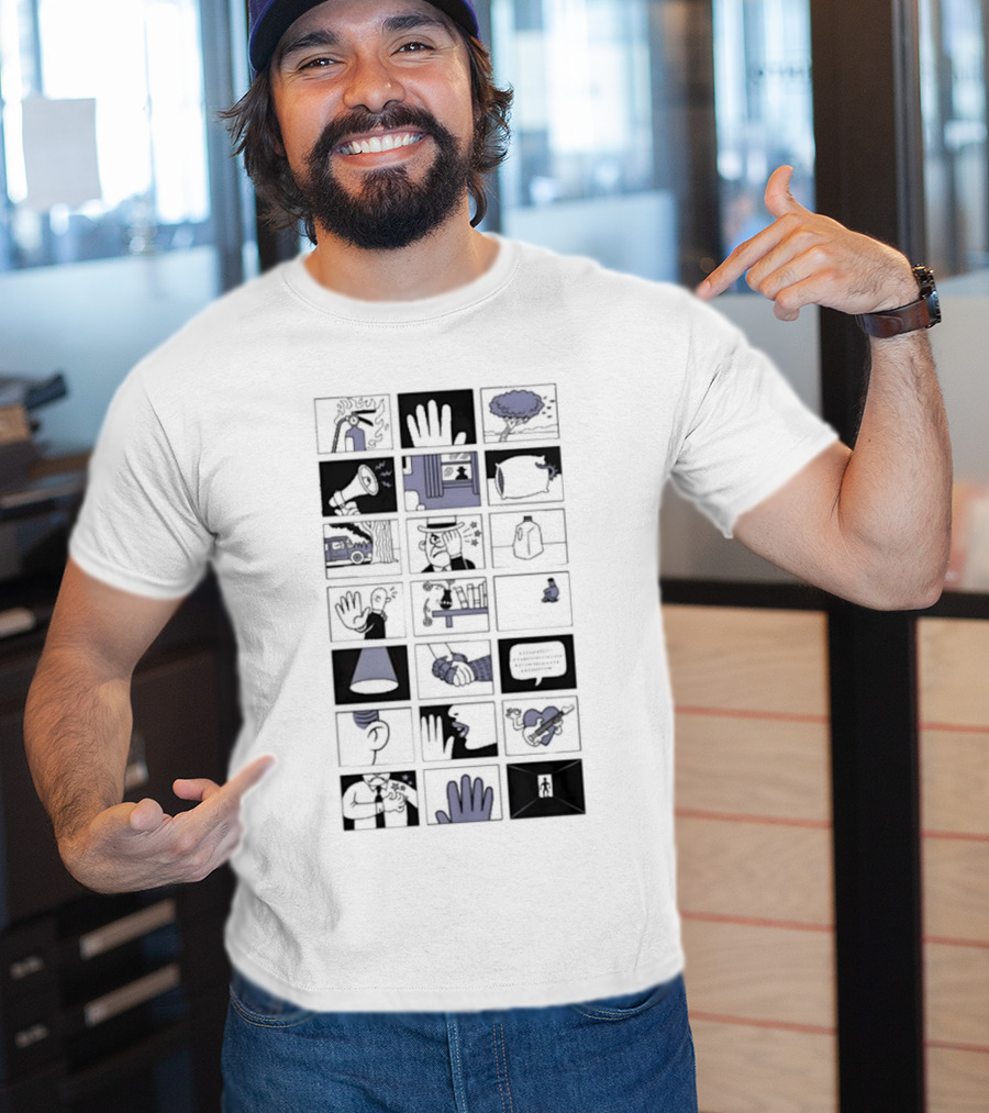 Fingertips: Visual Storyboard Of Hand Motifs And Everyday Life T-Shirt
