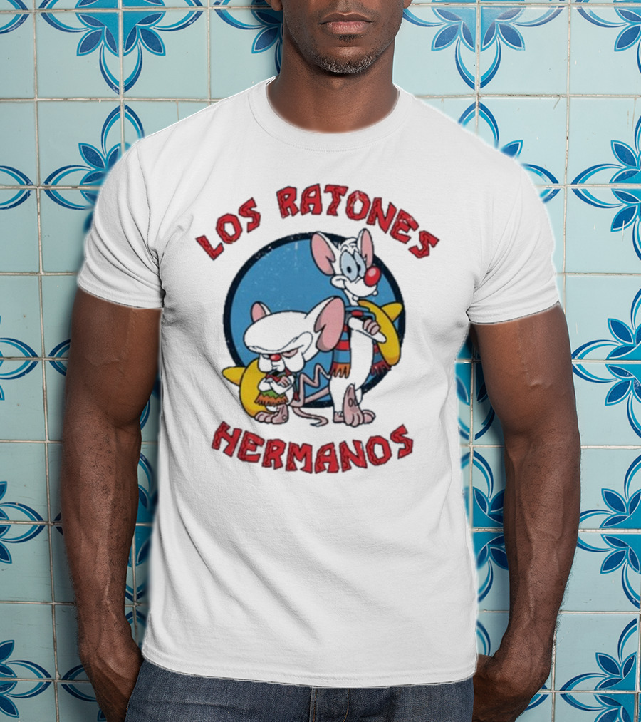 Los Ratones Hermanos Pinky And The Brain Crossover T-Shirt