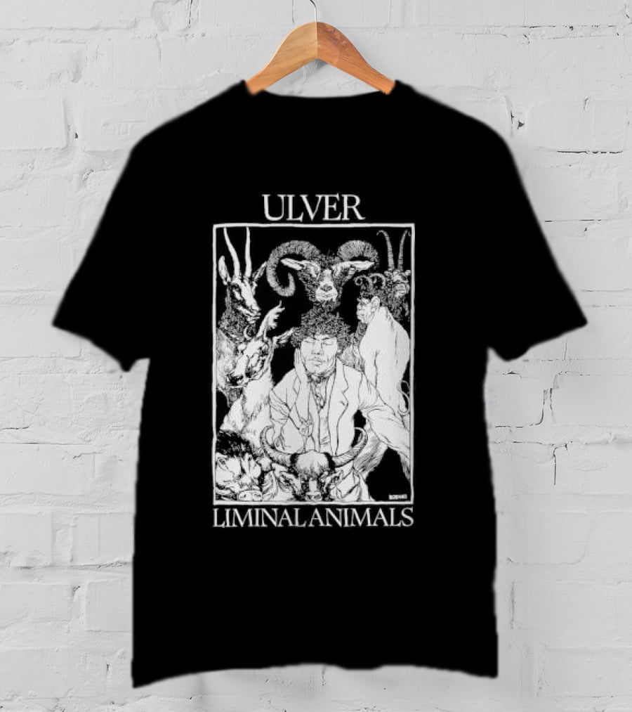 Ulver Liminal Animals Intricate Illustration Mystical Creatures T-Shirt
