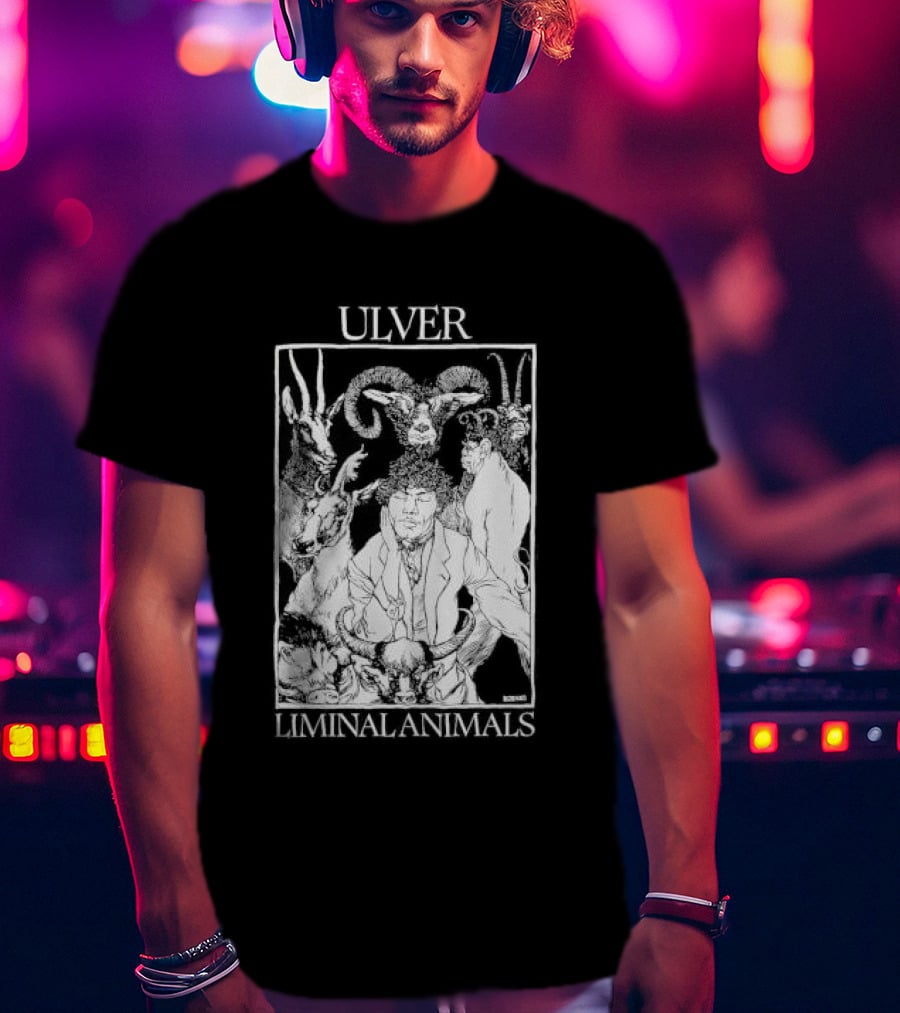 Ulver Liminal Animals Intricate Illustration Mystical Creatures T-Shirt