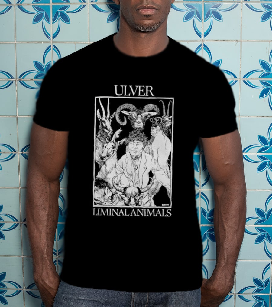 Ulver Liminal Animals Intricate Illustration Mystical Creatures T-Shirt