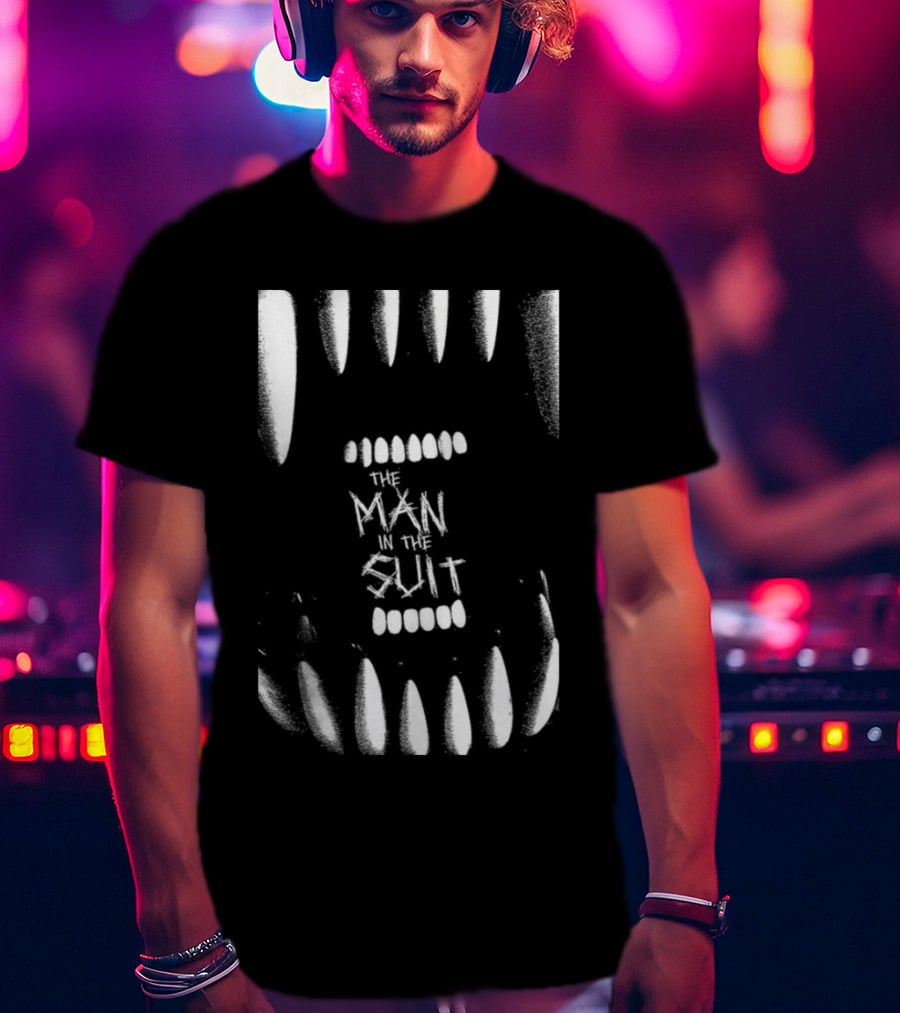The Man In The Suit Within Monstrous Jaws T-Shirt