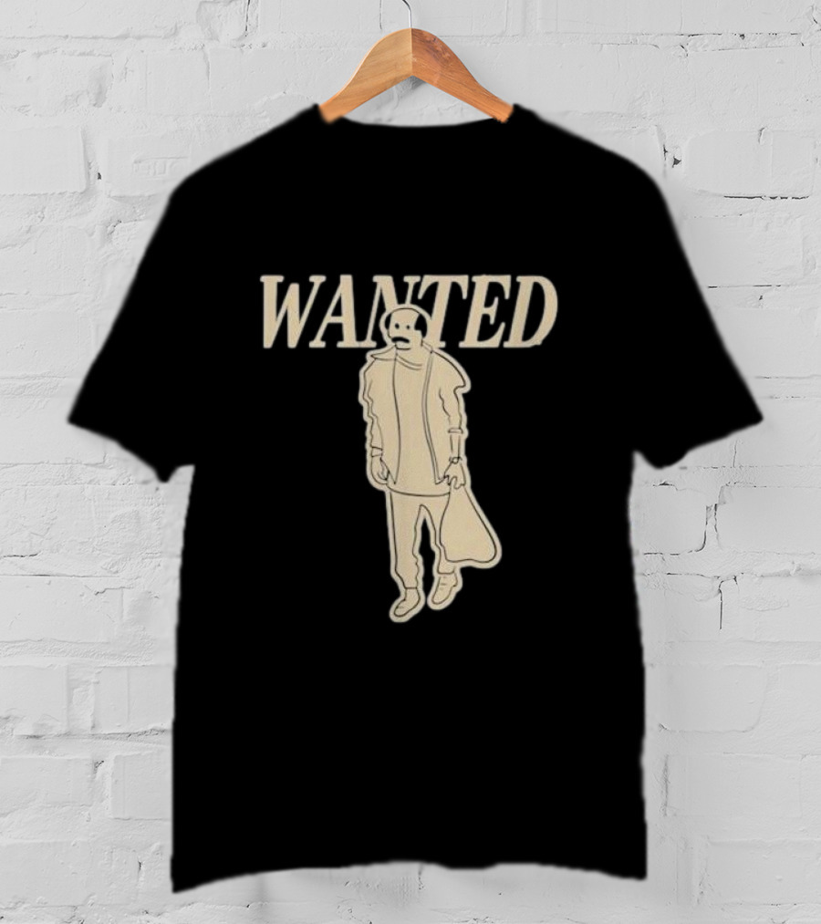 Vardagen Vdgn Wanted Sketch Outline T-Shirt