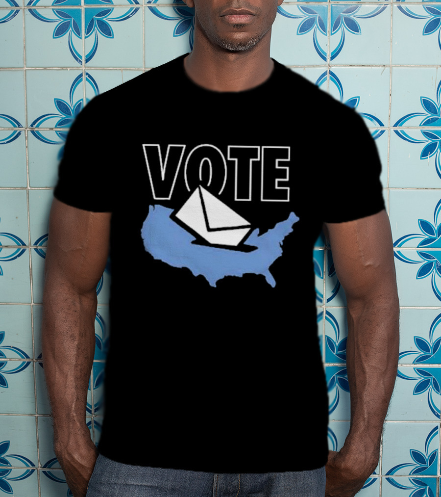 Vote Envelope Map T-Shirt