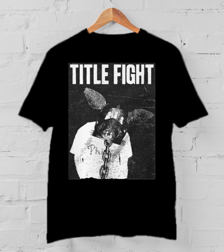 Title Fight Chained Pig Mask T-Shirt