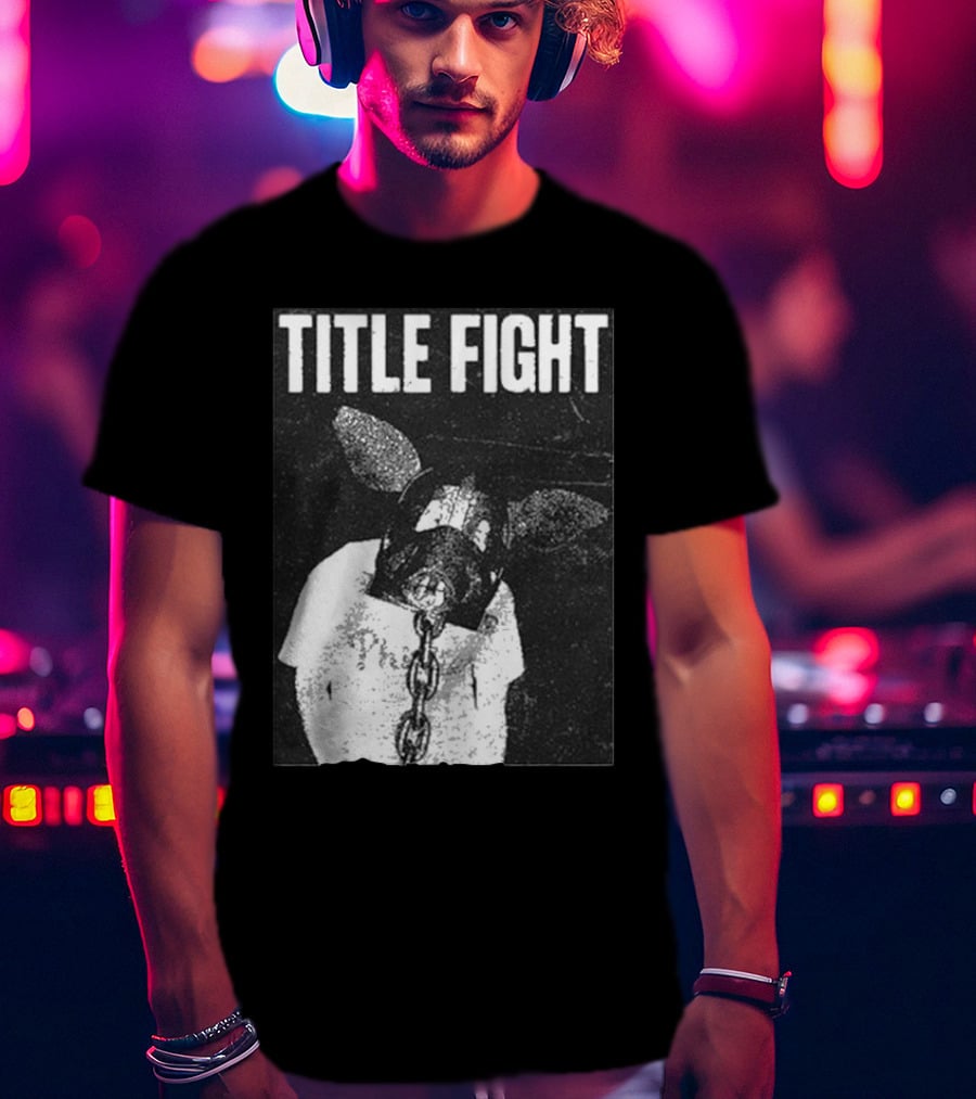 Title Fight Chained Pig Mask T-Shirt