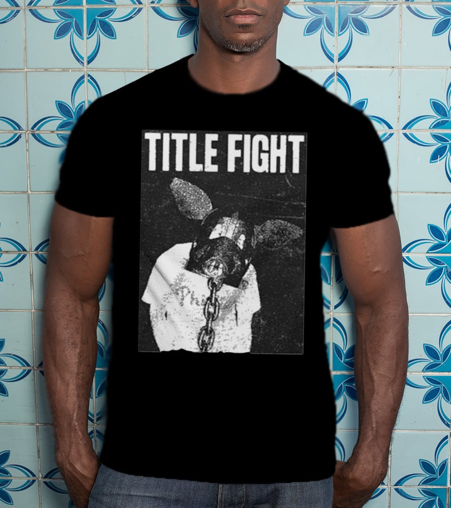 Title Fight Chained Pig Mask T-Shirt