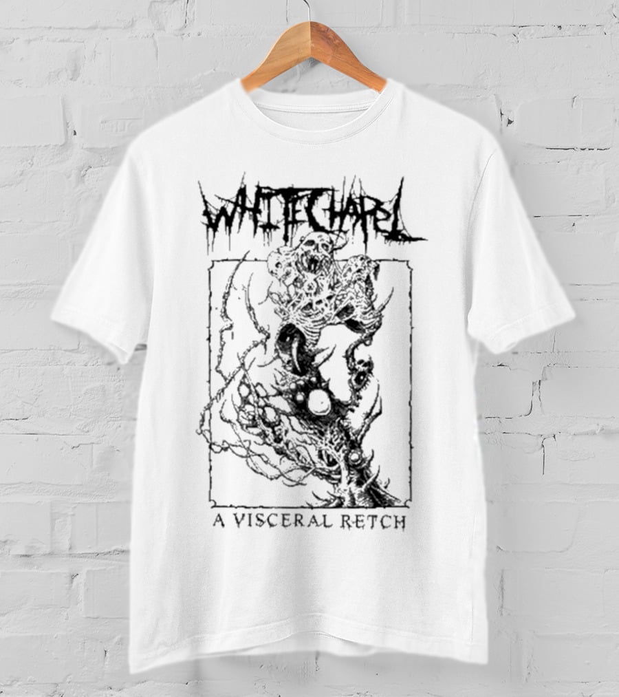 Whitechapel A Visceral Retch Distorted Organic T-Shirt