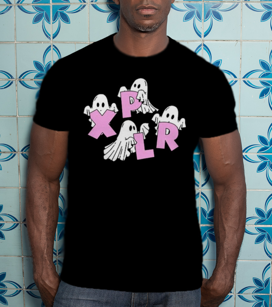 Xplr Ghosts With Pink Letters T-Shirt