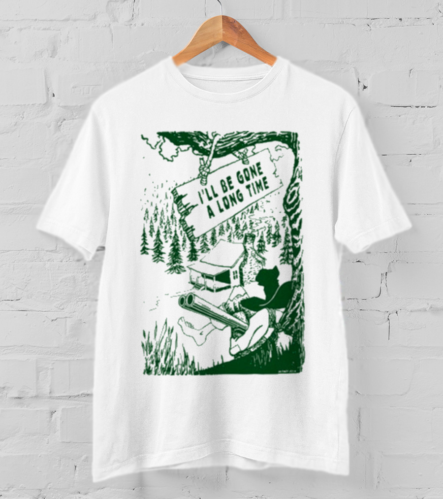 Billy Strings I'll Be Gone A Long Time Cabin Forest Scene T-Shirt