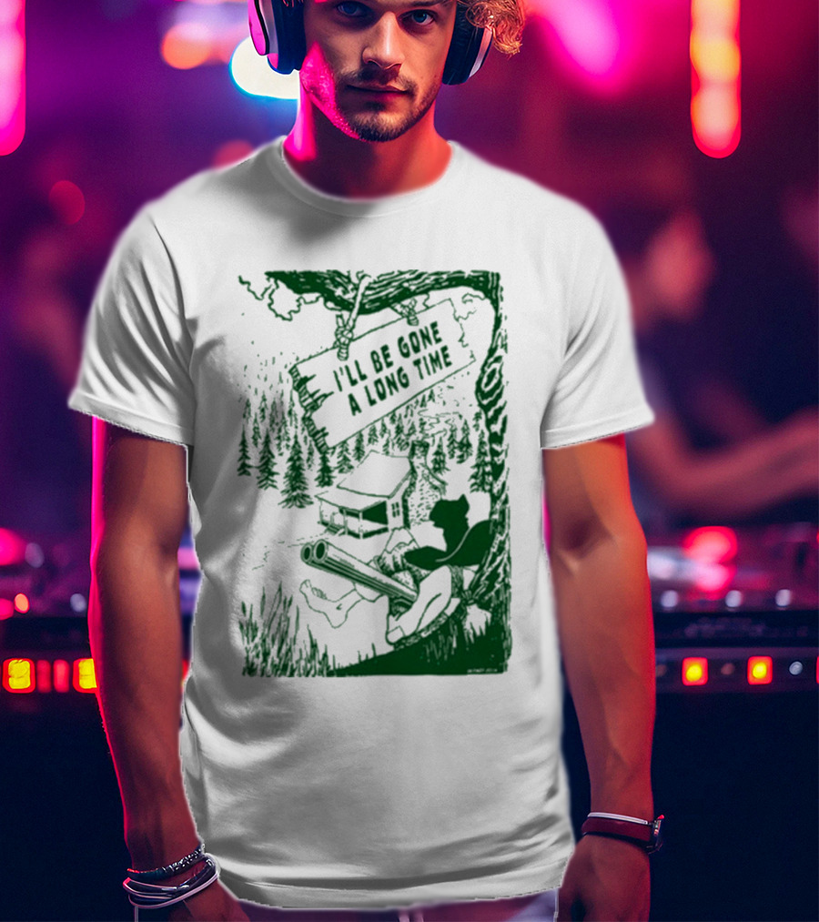 Billy Strings I'll Be Gone A Long Time Cabin Forest Scene T-Shirt
